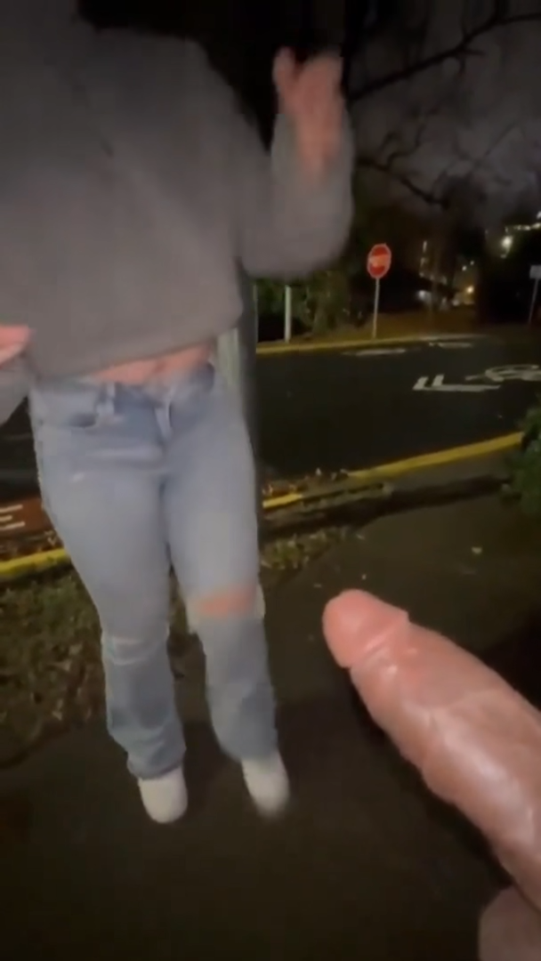 Public BBC Blowjob